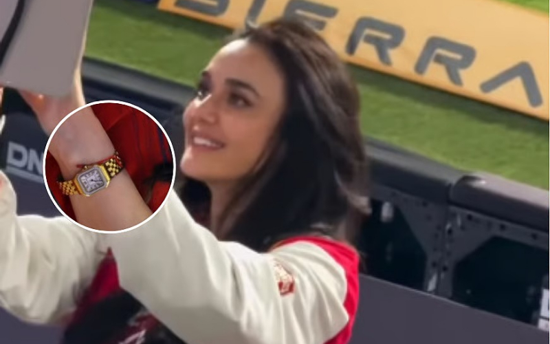 preity zinta luxury watch sporty look